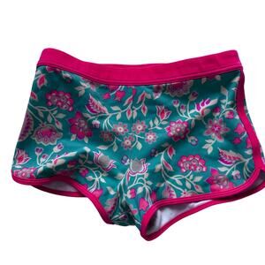 Mini Boden Patterned Swim Shorts